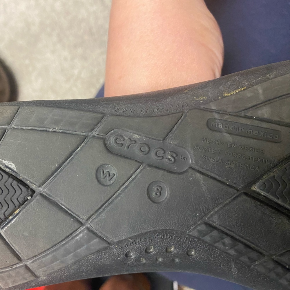 CROCS Men's Brown Canvas Slip-On Loafers - Picture 4 of 4